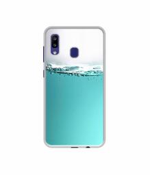 Amazon Brand - Solimo Designer Half Fill UV Printed Soft Back Case Mobile Cover for Samsung Galaxy M10s