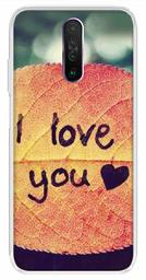 Amazon Brand - Solimo Designer Multicolor I Love U Printed Soft Back Case Mobile Cover for Poco X2 / Xiaomi Redmi K30