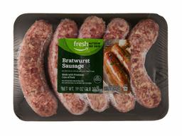 Fresh Brand – Bratwurst Sausage Links, 19 oz (Frozen)