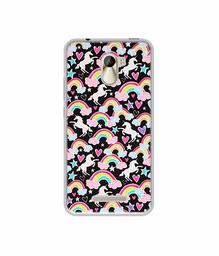 Amazon Brand - Solimo Designer Unicorn Texture UV Printed Soft Back Case Mobile Cover for Karbonn Aura Power 4G Plus