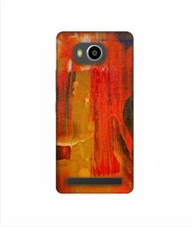 Amazon Brand - Solimo Designer Orange Canvas 3D Printed Hard Back Case Mobile Cover for Lenovo A7700