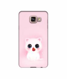 Amazon Brand - Solimo Designer Kitty UV Printed Soft Back Case Mobile Cover for Samsung Galaxy A7 (2016)