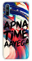 Amazon Brand - Solimo Designer Multicolor Apna Time Ayega Art Design Printed Soft Back Case Mobile Cover for Realme C3