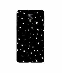 Amazon Brand - Solimo Designer Sperking Stars 3D Printed Hard Back Case Mobile Cover for OnePlus 3 / OnePlus 3T