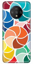 Amazon Brand - Solimo Designer Colorful Pattern 3D Printed Hard Back Case Mobile Cover for OnePlus 7T