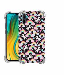 Amazon Brand - Solimo Designer Unicorn Texture UV Printed Soft Back Case Mobile Cover for Realme C3