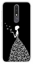 Amazon Brand - Solimo Designer Multicolor Girl Design Printed Soft Back Case Mobile Cover for Nokia 3.1 Plus