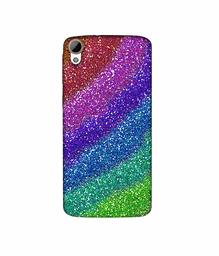 Amazon Brand - Solimo Designer Multicolor Sparkle 3D Printed Hard Back Case Mobile Cover for HTC Desire 828 Dual