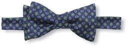 Franklin Tailored Men's Bow Tie, Navy/Green