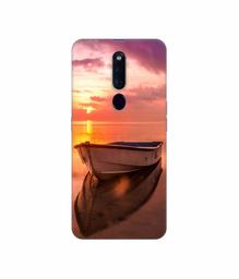 Amazon Brand - Solimo Designer Boat 3D Printed Hard Back Case Mobile Cover for Oppo F11 Pro