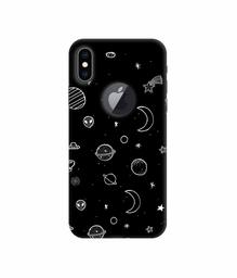 Amazon Brand - Solimo Designer Solar System 3D Printed Hard Back Case Mobile Cover for Apple iPhone Xs Max (Logo Cut)