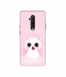 Amazon Brand - Solimo Designer Kitty 3D Printed Hard Back Case Mobile Cover for OnePlus 7T Pro