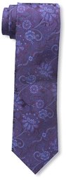 Franklin Tailored Men's Floral Paisley Tie, Purple