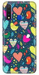 Amazon Brand - Solimo Designer Love Bird Design 3D Printed Hard Back Case Mobile Cover for Vivo Y19 / Vivo U20