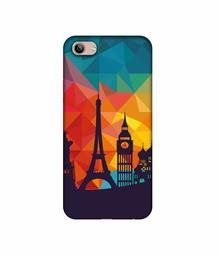 Amazon Brand - Solimo Designer Colored Paris 3D Printed Hard Back Case Mobile Cover for Vivo Y81i