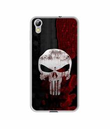 Amazon Brand - Solimo Designer Punisher Skull UV Printed Soft Back Case Mobile Cover for Techno i3