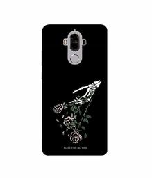 Amazon Brand - Solimo Designer Rose for No One 3D Printed Hard Back Case Mobile Cover for Huawei Mate 9