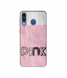 Amazon Brand - Solimo Designer Pink 3D Printed Hard Back Case Mobile Cover for Samsung Galaxy M21