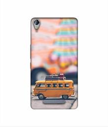 Amazon Brand - Solimo Designer Toy Bus 3D Printed Hard Back Case Mobile Cover for Micromax Canvas Juice 3Plus Q394