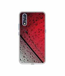 Amazon Brand - Solimo Designer Water Drop On Glass UV Printed Soft Back Case Mobile Cover for Vivo Z1x