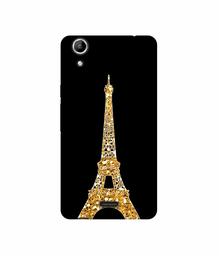 Amazon Brand - Solimo Designer Golden Pairs 3D Printed Hard Back Case Mobile Cover for Micromax Canvas Selfie 2 Q340