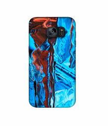 Amazon Brand - Solimo Designer Zik Zak Color Mixing 3D Printed Hard Back Case Mobile Cover for Samsung Galaxy S7 Edge