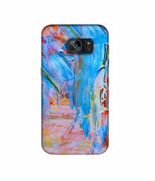 Amazon Brand - Solimo Designer Light Multicolor Canvas 3D Printed Hard Back Case Mobile Cover for Samsung Galaxy S7 Edge