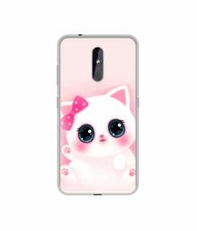 Amazon Brand - Solimo Designer Babby Kitty UV Printed Soft Back Case Mobile Cover for Nokia 3.2