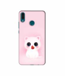 Amazon Brand - Solimo Designer Kitty 3D Printed Hard Back Case Mobile Cover for Huawei Y9 (2019)