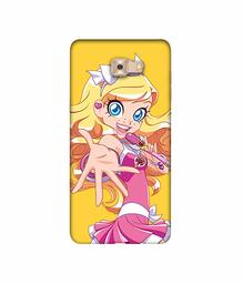 Amazon Brand - Solimo Designer Singing Girl Vector 3D Printed Hard Back Case Mobile Cover for Samsung Galaxy C9 Pro