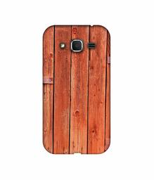 Amazon Brand - Solimo Designer Wooden Door 3D Printed Hard Back Case Mobile Cover for Samsung Galaxy Core Prime