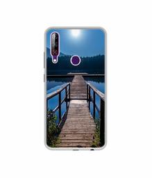 Amazon Brand - Solimo Designer Wooden Beach UV Printed Soft Back Case Mobile Cover for LG W30 Pro