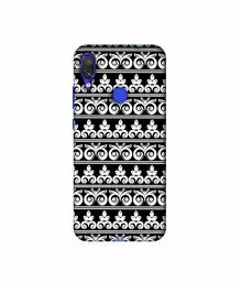 Amazon Brand - Solimo Designer Two Different Patterns 3D Printed Hard Back Case Mobile Cover for Xiaomi Redmi Note 7 Pro