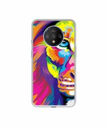 Amazon Brand - Solimo Designer Funny Cat Pattern Print UV Printed Soft Back Case Mobile Cover for OnePlus 7T