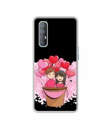 Amazon Brand - Solimo Designer Boy and Girl UV Printed Soft Back Case Mobile Cover for Oppo Reno 3 Pro