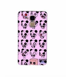 Amazon Brand - Solimo Designer Panda Experation 3D Printed Hard Back Case Mobile Cover for Huawei Honor 5c