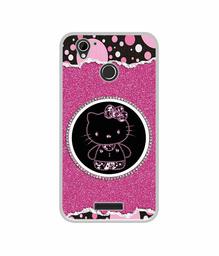 Amazon Brand - Solimo Designer Kitty with Glitter UV Printed Soft Back Case Mobile Cover for Lyf Water 7S