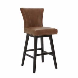 Amazon Brand – Stone & Beam Esme Memory-Swivel Barstool, 43.3