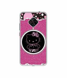 Amazon Brand - Solimo Designer Kitty with Glitter UV Printed Soft Back Case Mobile Cover for Vivo S1 Pro