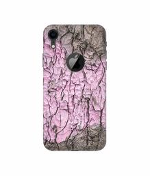 Amazon Brand - Solimo Designer Creaks On Tree Trunk 3D Printed Hard Back Case Mobile Cover for Apple iPhone XR (Logo Cut)