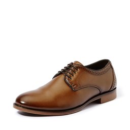 Amazon Brand - Symbol Men's Tan Formal Derby Shoes - 8 UK/India (42 EU)(AZ-KY-79B)