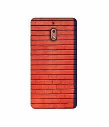 Amazon Brand - Solimo Designer Red and Purple Brick 3D Printed Hard Back Case Mobile Cover for Nokia 2.1