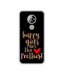 Amazon Brand - Solimo Designer Happy Girls are The Prettiest UV Printed Soft Back Case Mobile Cover for Comio X1 Note