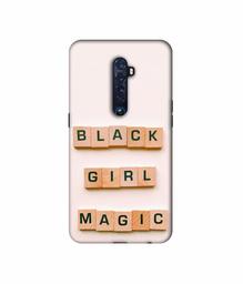 Amazon Brand - Solimo Designer Black Girl Magic 3D Printed Hard Back Case Mobile Cover for Oppo Reno 2