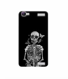 Amazon Brand - Solimo Designer Skeletan 3D Printed Hard Back Case Mobile Cover for Vivo V1 Max