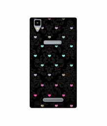 Amazon Brand - Solimo Designer Heart Texture UV Printed Soft Back Case Mobile Cover for Panasonic Eluga A2