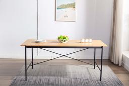 Amazon Brand - Movian Kyyvesi, Dining Table, 180 x 90 x 75 cm, Oak Effect