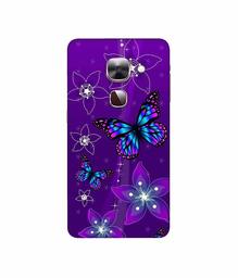 Amazon Brand - Solimo Designer Butterflies 3D Printed Hard Back Case Mobile Cover for LeEco Le Max 2