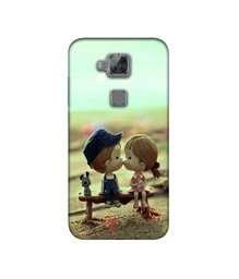 Amazon Brand - Solimo Designer Love Couples Pattern 3D Printed Hard Back Case Mobile Cover for Huawei G8