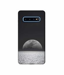 Amazon Brand - Solimo Designer Half Moon View 3D Printed Hard Back Case Mobile Cover for Samsung Galaxy S10 Plus